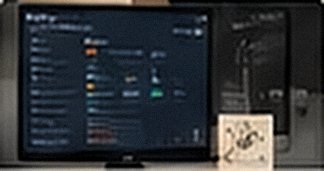 Dark analytics dashboard on a monitor